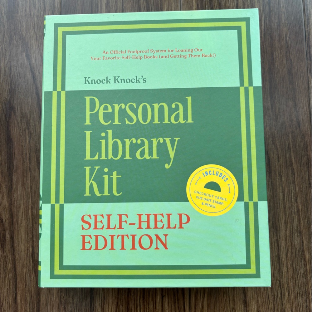 Knock Knock Personal Library Kit Self-Help Edition
